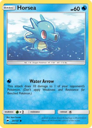 Horsea (29/147) [Sun & Moon: Burning Shadows] Reverse Holofoil