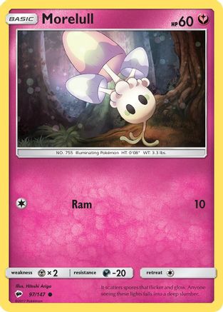 Morelull (97/147) [Sun & Moon: Burning Shadows] Reverse Holofoil