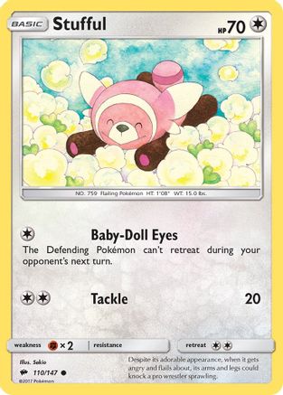 Stufful (110/147) [Sun & Moon: Burning Shadows] Reverse Holofoil