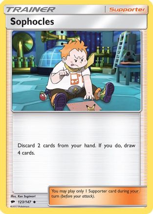 Sophocles (123/147) [Sun & Moon: Burning Shadows] Reverse Holofoil