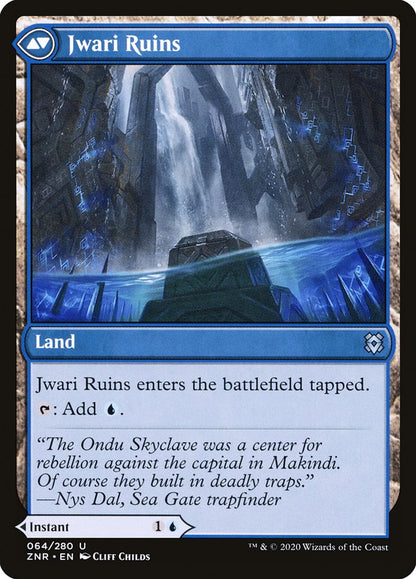 Jwari Disruption // Jwari Ruins [Zendikar Rising] Foil