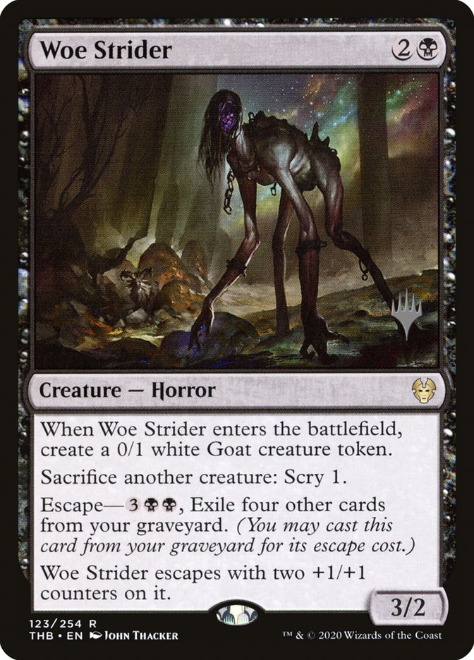 Woe Strider (Promo Pack) [Theros Beyond Death Promos] Foil