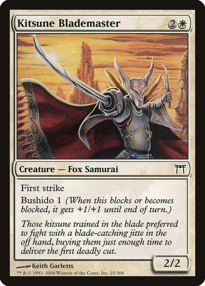 Kitsune Blademaster [Champions of Kamigawa] Foil