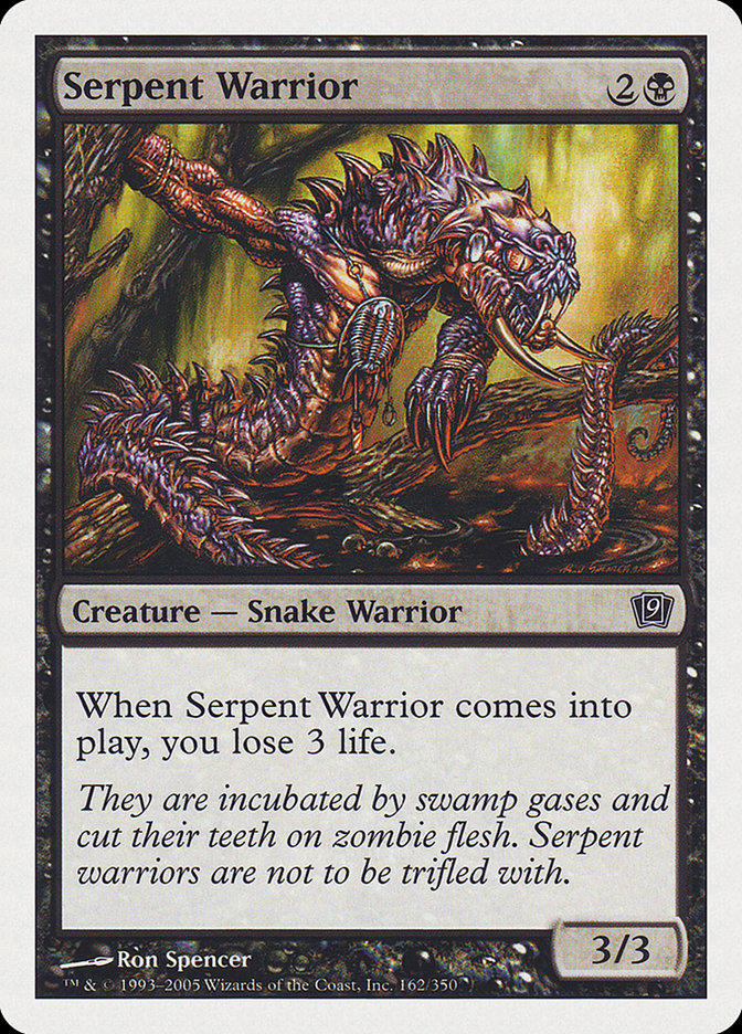 Serpent Warrior [Ninth Edition] Foil