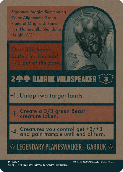 Garruk Wildspeaker [Secret Lair Drop Series] Foil