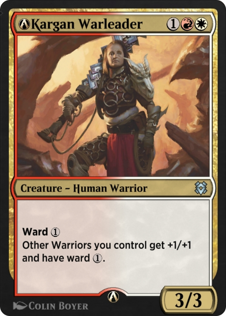 A-Kargan Warleader  [Zendikar Rising]