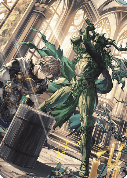 Karmic Justice // Karmic Justice  [Wilds of Eldraine Art Series] (Borderless)