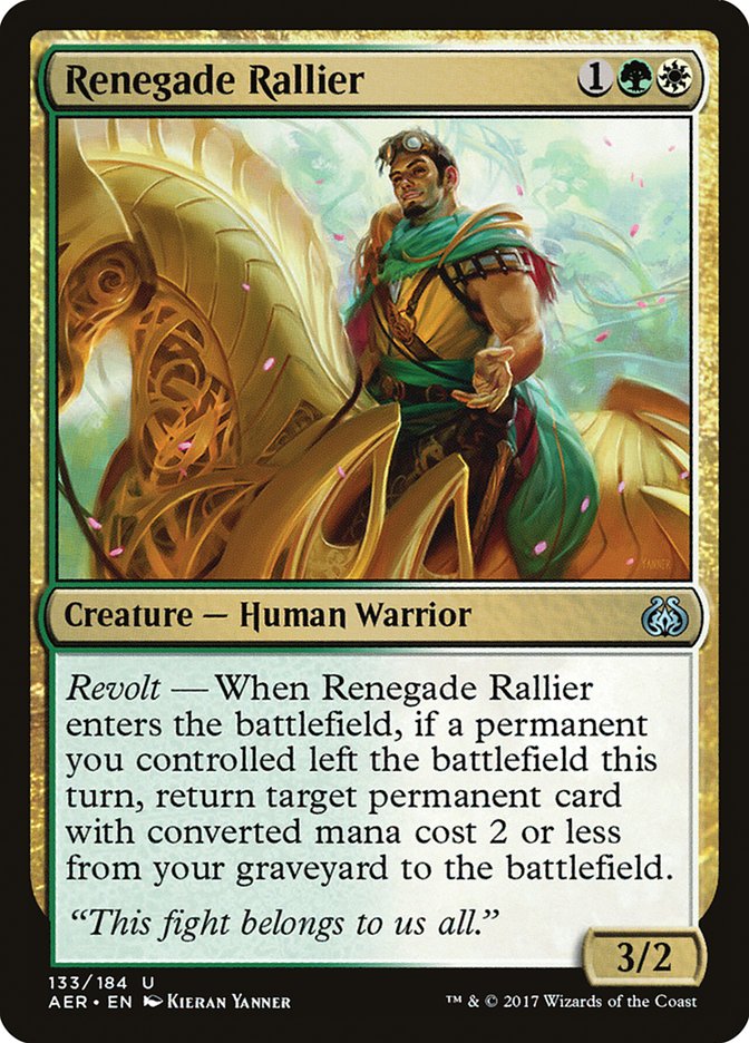 Renegade Rallier [Aether Revolt] Foil