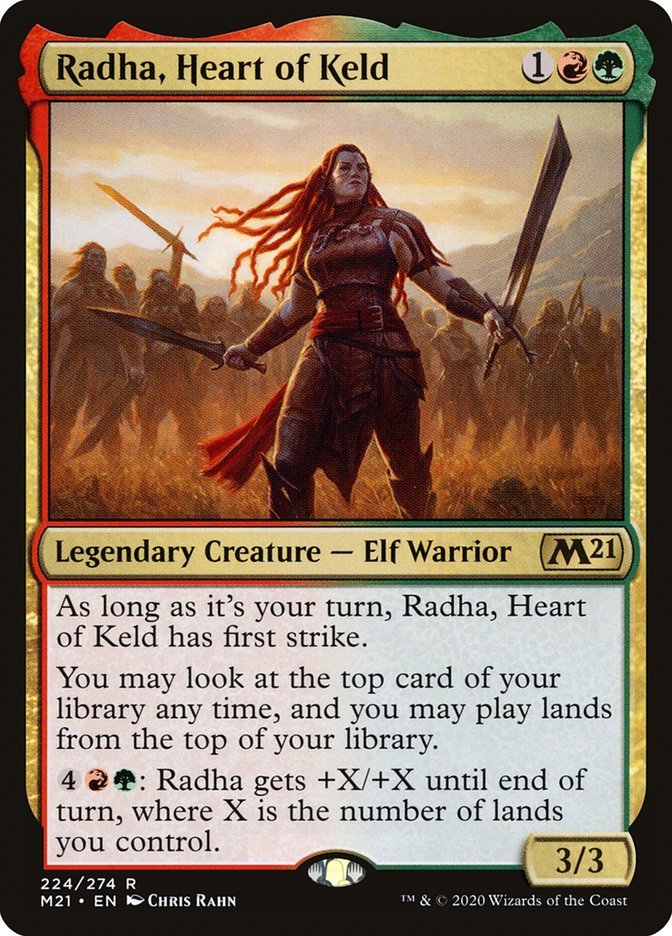 Radha, Heart of Keld [Core Set 2021] Foil