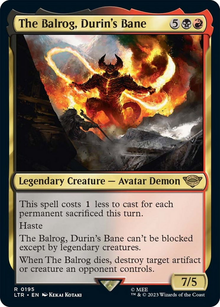The Balrog, Durin's Bane [The Lord of the Rings: Tales of Middle-Earth] Foil