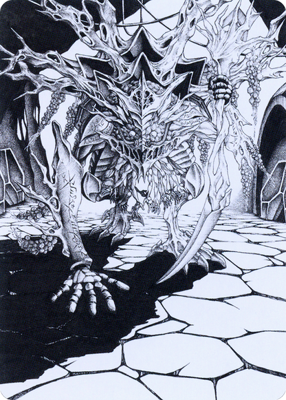 Thrun, Breaker of Silence // Thrun, Breaker of Silence  [Phyrexia: All Will Be One Art Series] (Borderless) Foil