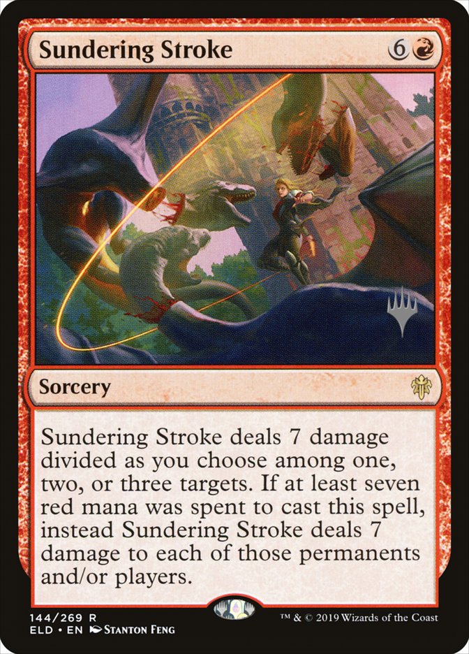 Sundering Stroke (Promo Pack) [Throne of Eldraine Promos] Foil