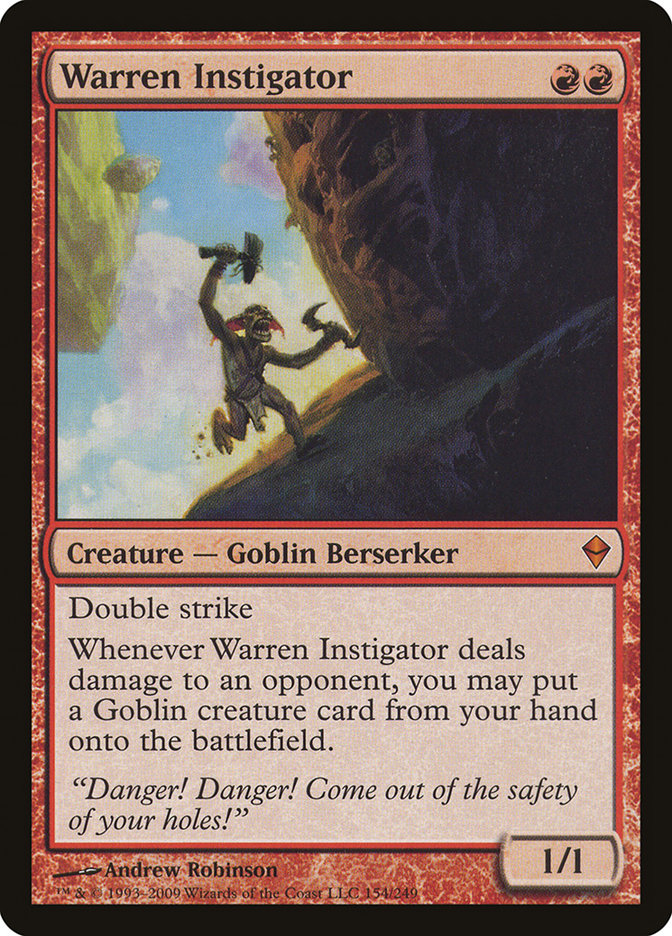 Warren Instigator [Zendikar] Foil