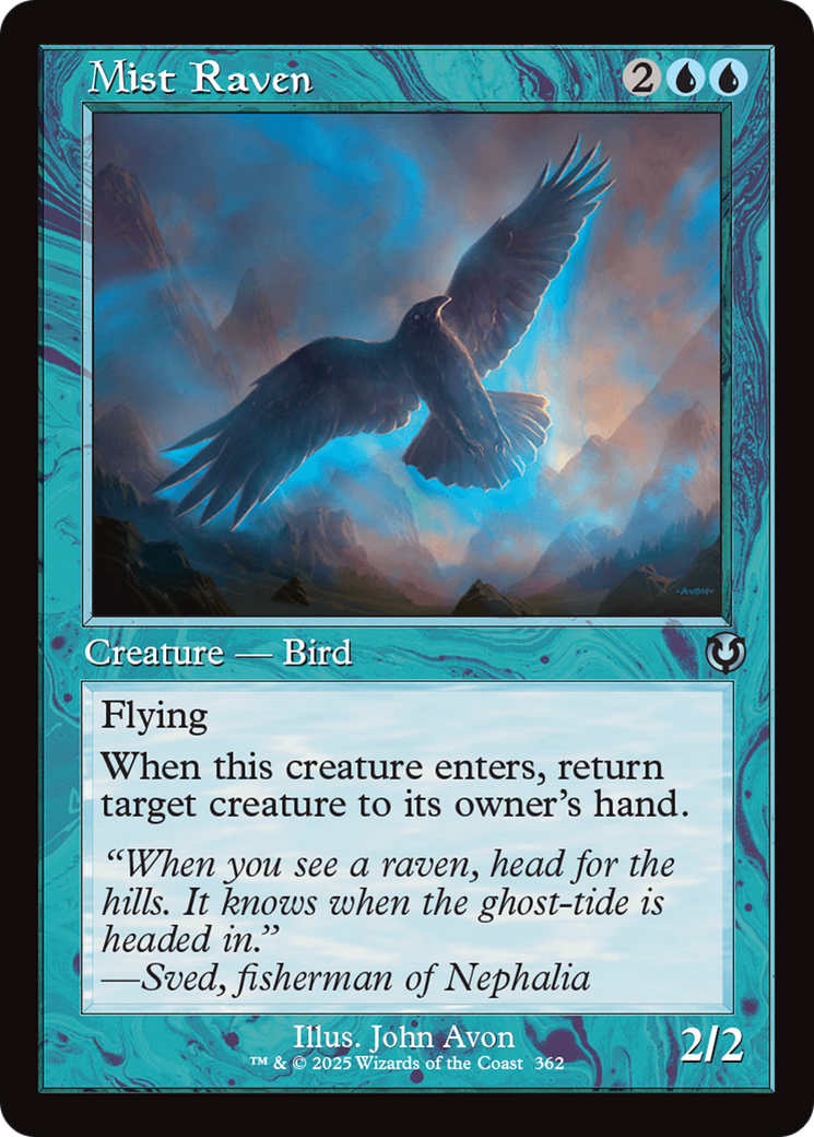 Mist Raven (Retro Frame) [Innistrad Remastered] Foil