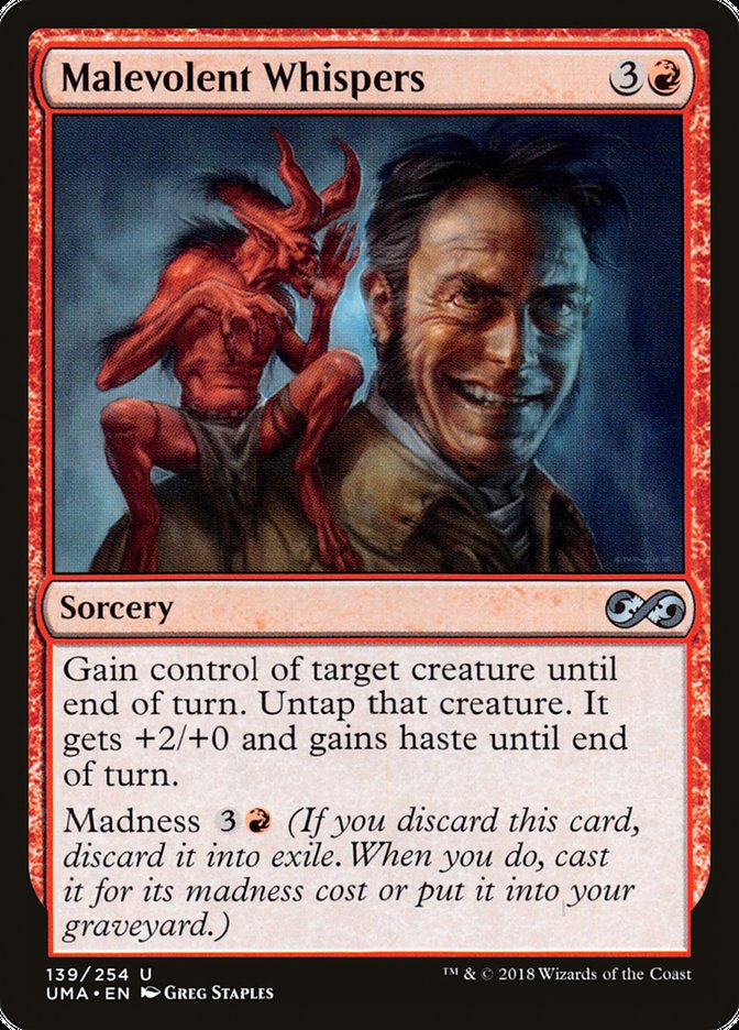 Malevolent Whispers [Ultimate Masters] Foil