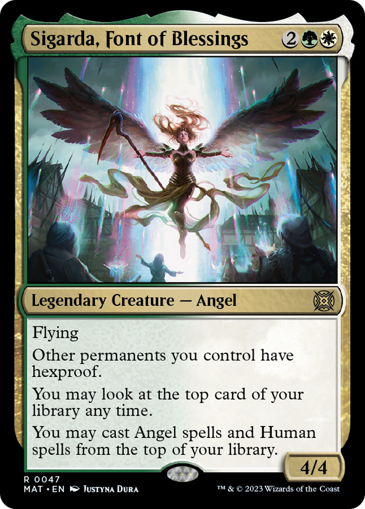 Sigarda, Font of Blessings [March of the Machine: The Aftermath] Foil