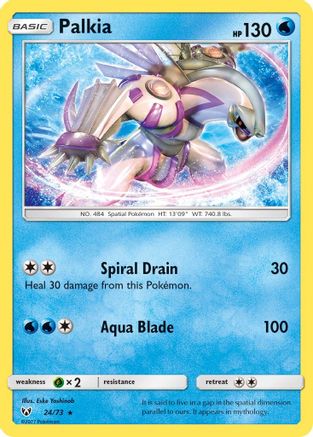 Palkia (24/73) [Sun & Moon: Shining Legends] Reverse Holofoil