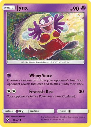 Jynx (38/73) [Sun & Moon: Shining Legends] Reverse Holofoil