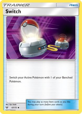 Switch (67/73) [Sun & Moon: Shining Legends] Reverse Holofoil