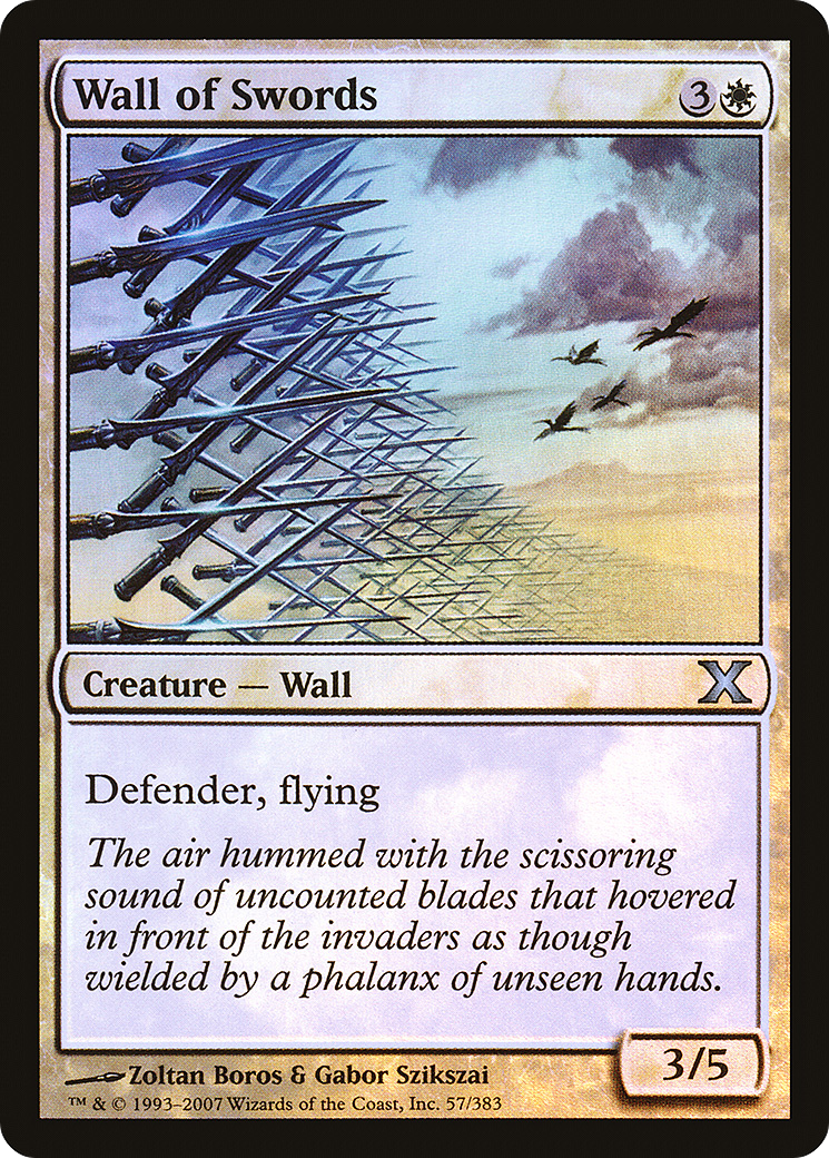 Wall of Swords  [Tenth Edition] Foil