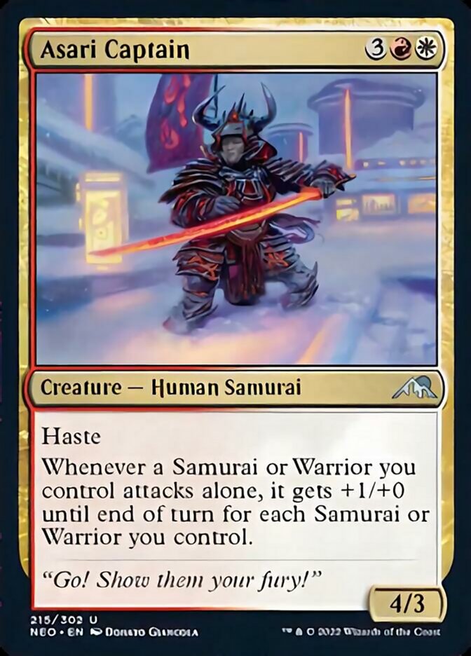 Asari Captain [Kamigawa: Neon Dynasty] Foil
