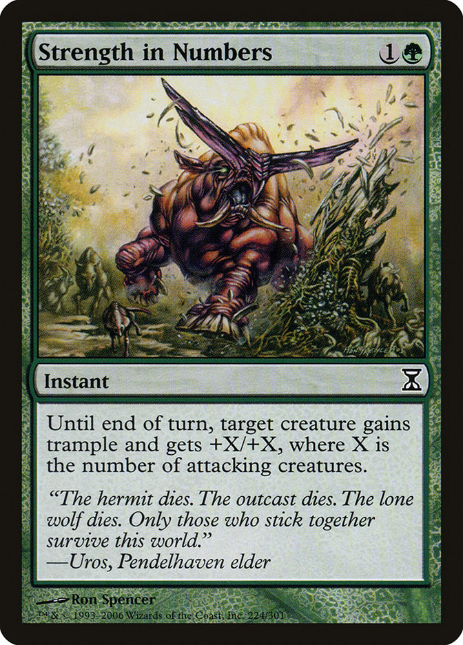 Strength in Numbers [Time Spiral] Foil