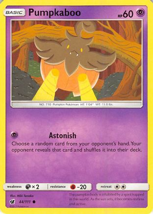 Pumpkaboo (44/111) [Sun & Moon: Crimson Invasion] Reverse Holofoil