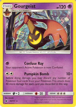 Gourgeist (45/111) [Sun & Moon: Crimson Invasion] Reverse Holofoil