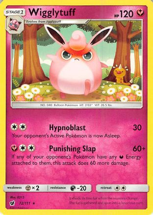 Wigglytuff (72/111) [Sun & Moon: Crimson Invasion] Reverse Holofoil