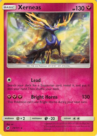 Xerneas (73/111) [Sun & Moon: Crimson Invasion] Reverse Holofoil