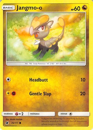 Jangmo-o (75/111) [Sun & Moon: Crimson Invasion] Reverse Holofoil