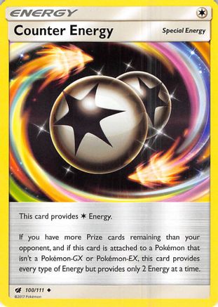 Counter Energy (100/111) [Sun & Moon: Crimson Invasion] Reverse Holofoil