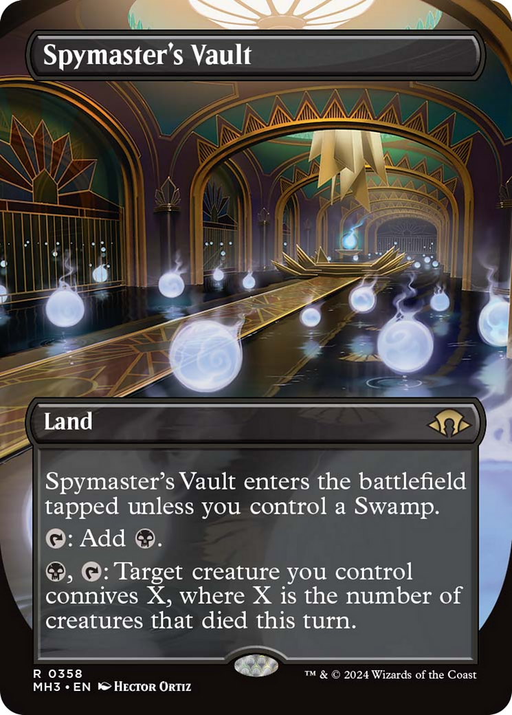 Spymaster's Vault (Borderless) [Modern Horizons 3] Foil
