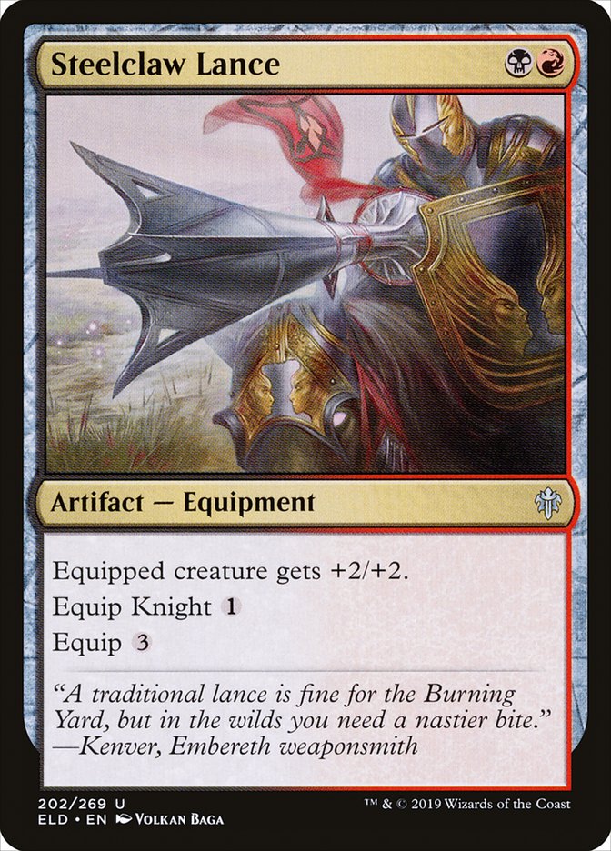 Steelclaw Lance [Throne of Eldraine] Foil