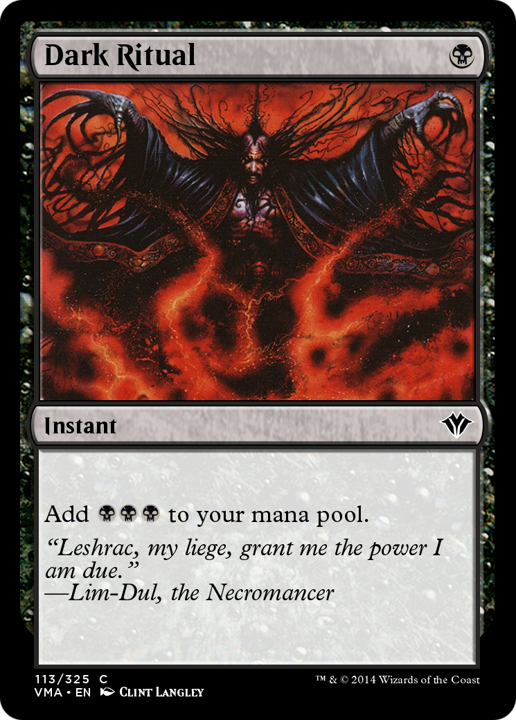 Dark Ritual  [Vintage Masters] Foil