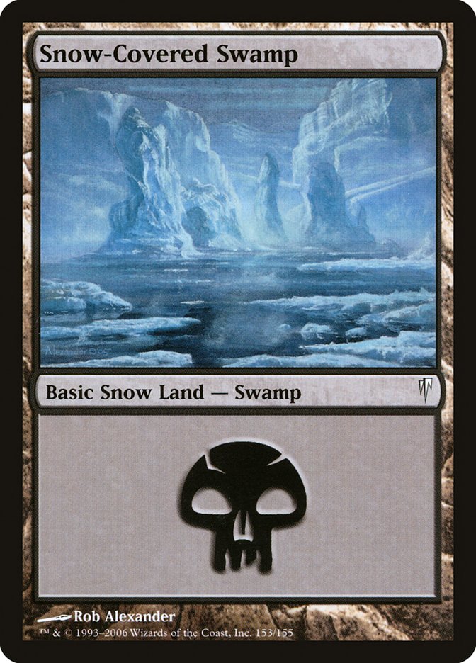 Snow-Covered Swamp [Coldsnap] Foil
