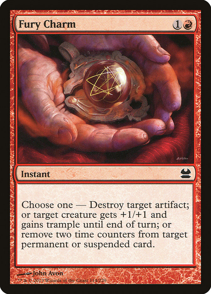 Fury Charm [Modern Masters] Foil