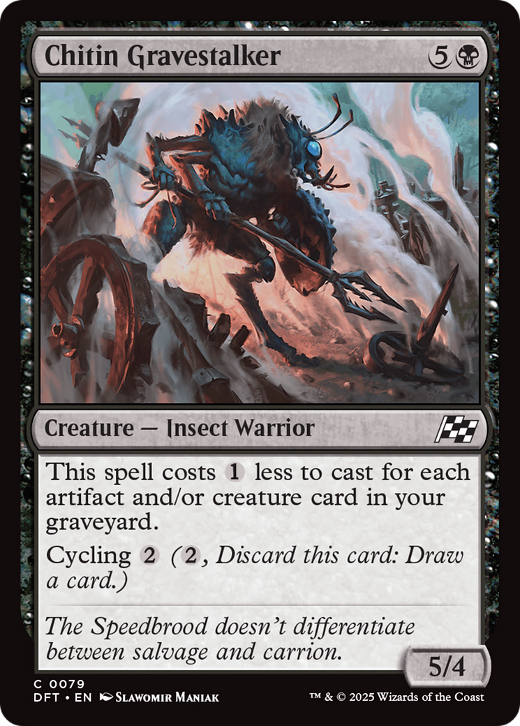 Chitin Gravestalker [Aetherdrift] Foil