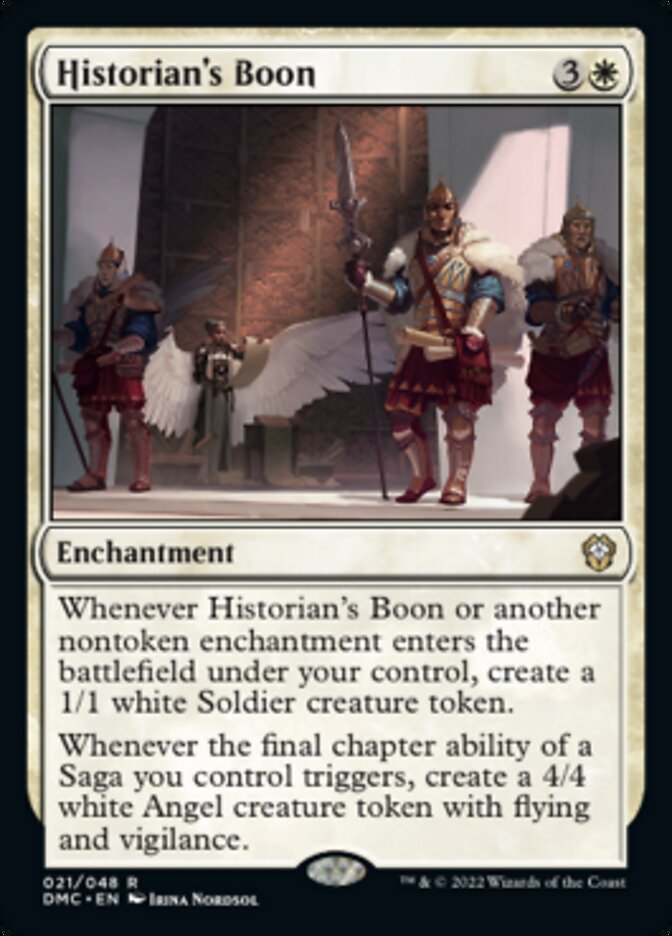 Historian's Boon [Dominaria United Commander] Foil