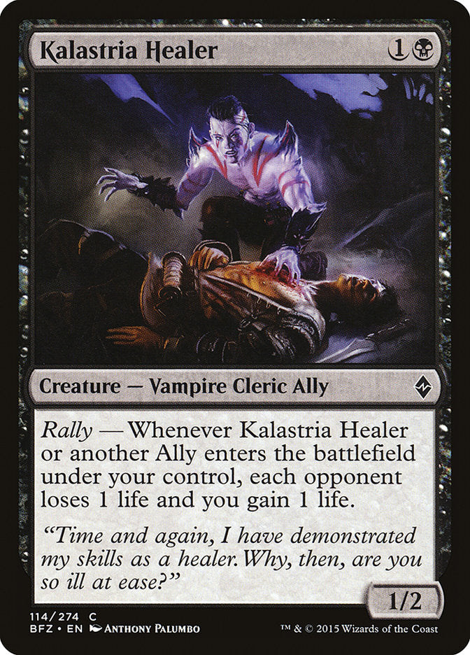Kalastria Healer [Battle for Zendikar] Foil