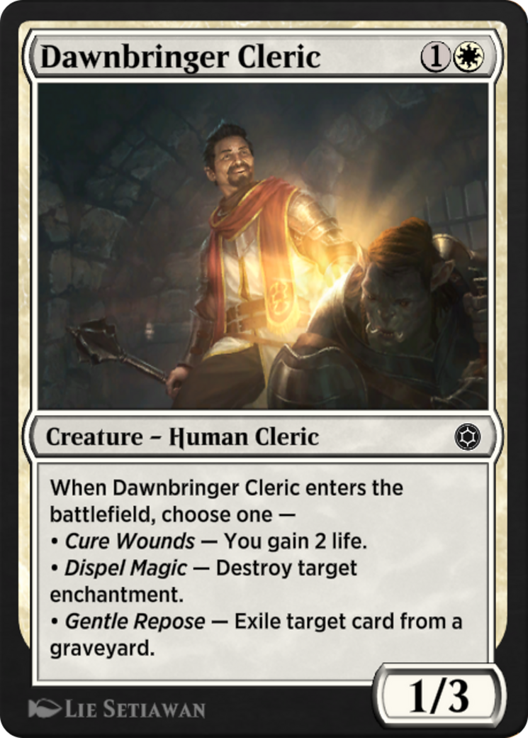 Dawnbringer Cleric  [Alchemy Horizons: Baldur's Gate]