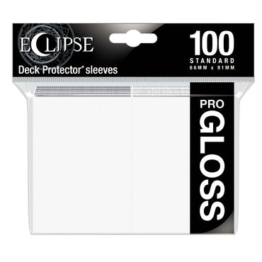 Ultra Pro: Eclipse Gloss Standard Sleeves 100 pack Arctic White