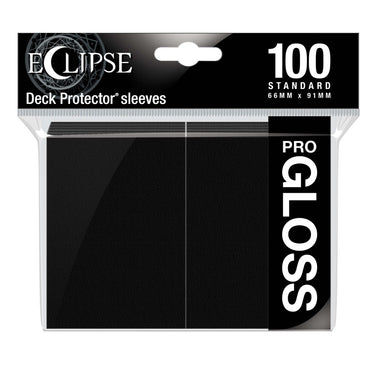 Ultra Pro: Eclipse Gloss Standard Sleeves 100 pack Jet Black