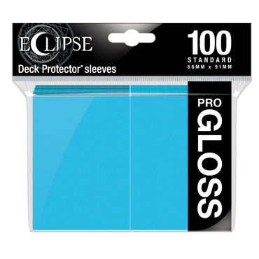 Ultra Pro: Eclipse Gloss Standard Sleeves 100 pack Sky Blue