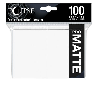 Ultra Pro: Eclipse Matte Standard Sleeves 100 pack Arctic White