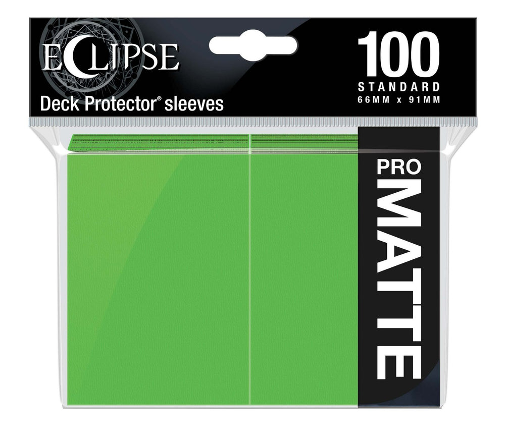 Ultra Pro: Eclipse Matte Standard Sleeves 100 pack Lime Green