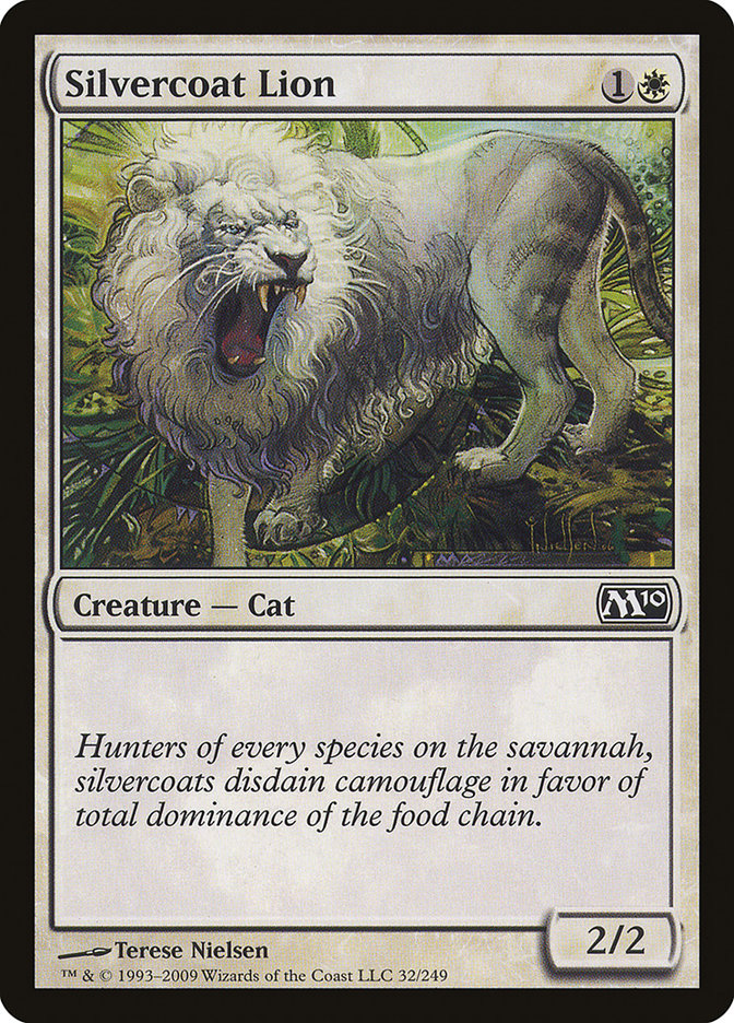 Silvercoat Lion [Magic 2010] Foil