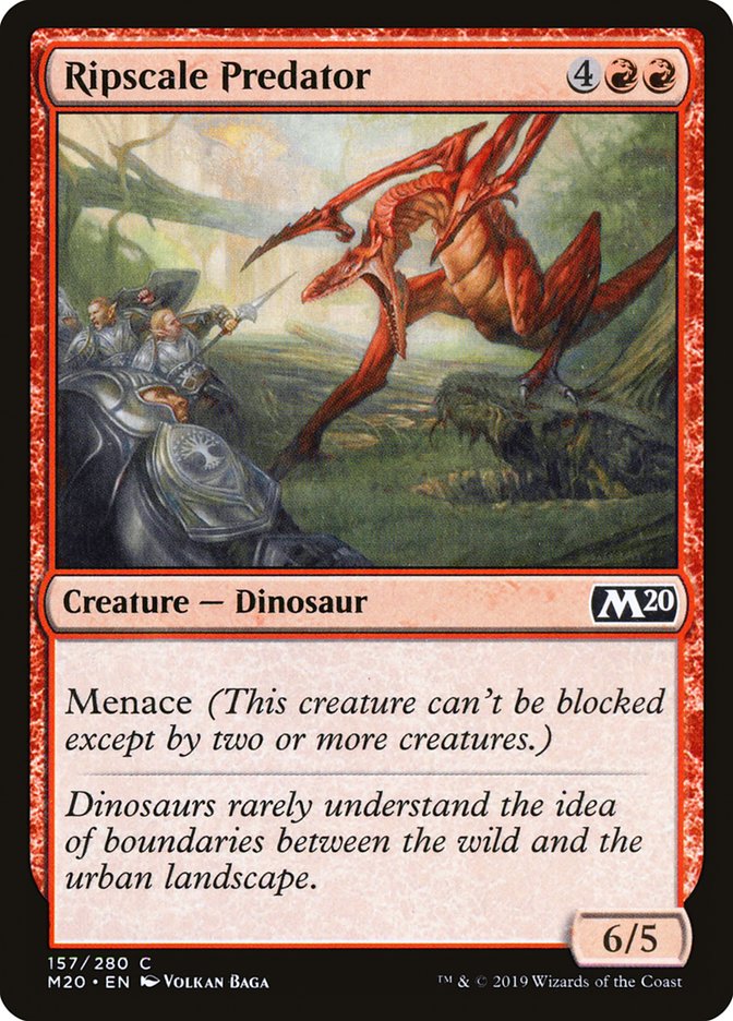 Ripscale Predator [Core Set 2020] Foil