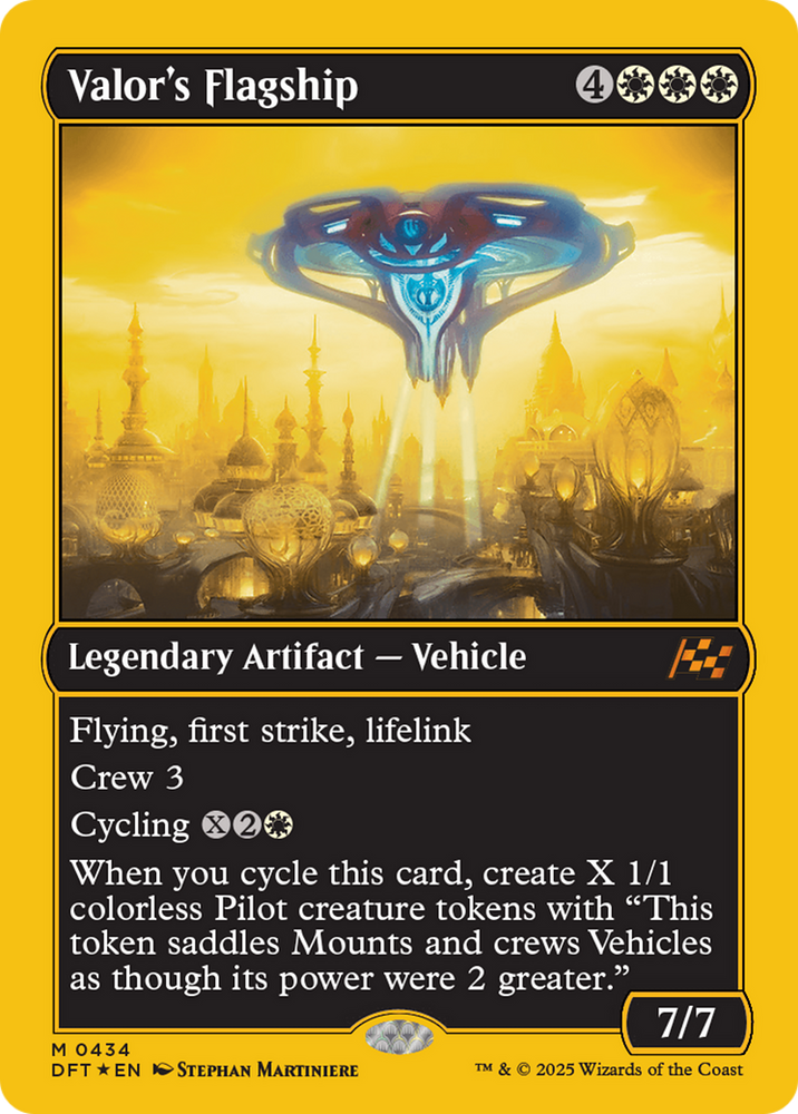 Valor's Flagship (First-Place Foil) [Aetherdrift]