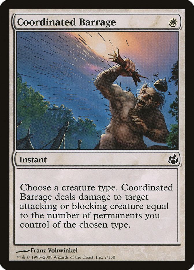 Coordinated Barrage [Morningtide] Foil